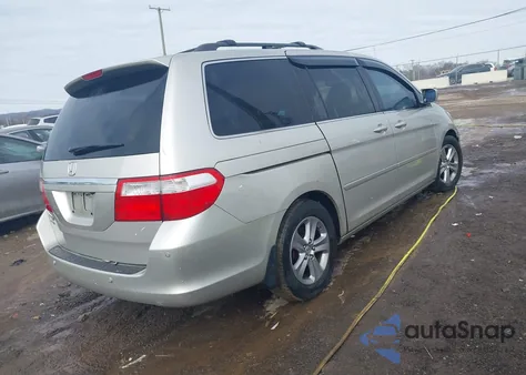 2006 Honda Odyssey Touring из США, поврежденный, VIN 5FNRL38816B001484